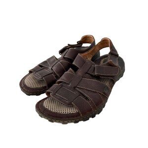 Born Fisherman Sandals Size 13 Leather Open Toe Outdoor Hiking Camping Active